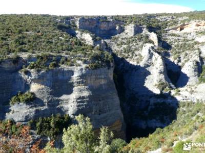 Cañones de Guara - Alquézar [Puente Almudena] mochilas treking fotos de piedralaves viajes senderism